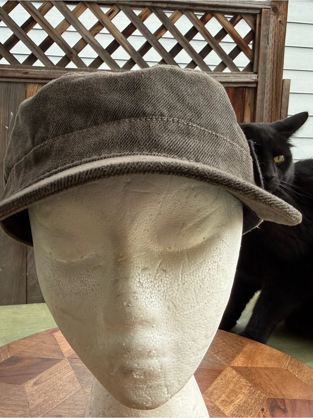 Dickies Brown Canvas Military Cap